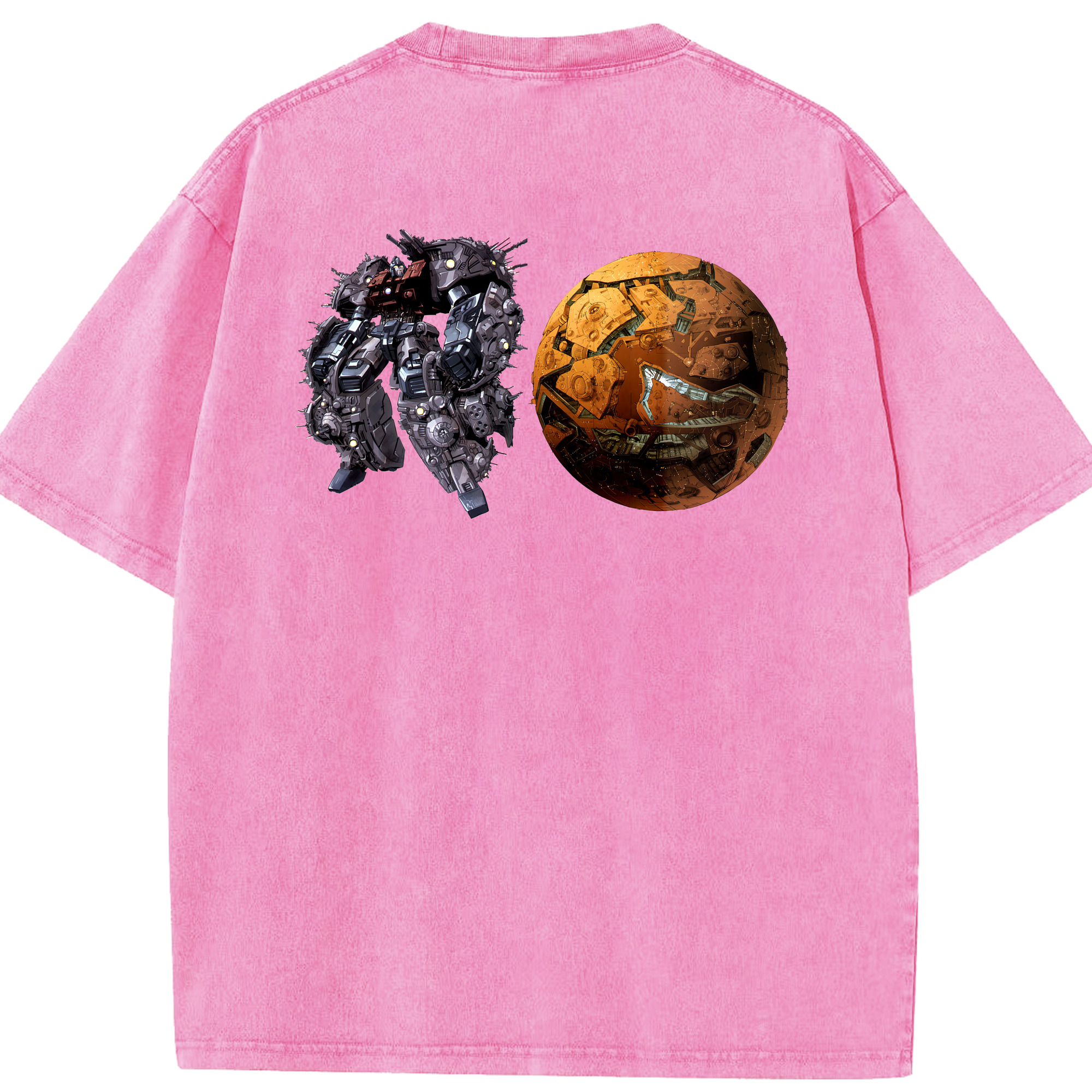 （画像用） Transformers トランスフォーマー 綿100% ヴィンテージ風 半袖Tシャツ（背面プリント）